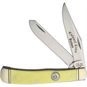 Colonel Coon 54Y Trapper with Yellow Smooth Synthetic Handle