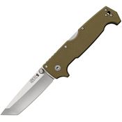 Cold Steel 62LA SR1 Lockback Tanto Knife with Tan G10 Handle