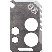 EOS CARDTI Knife Card Raw Finish with Titanium Construction