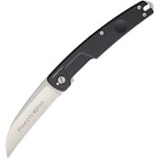 Extrema Ratio 0135SAT Panthera Linerlock Satin Finish Bohler with Black Anodized Aluminum Handle