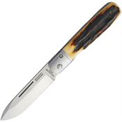 Fallkniven GPS GP Stag Linerlock Knife with Stag Handle