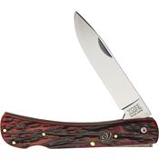 Frost VC111RPB Dirt Buster Knife with Red Pick Bone Handle