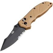 Heckler & Koch 54153 Exemplar Pivot Lock Knife with Dark Earth G10 Handle