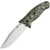 Hogue 35278 EX-F02 Fixed Blade Gmascus Knife with Green G10 G-Mascus Handle