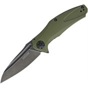 Kershaw 7007OLBW Natrix Assisted Opening Sub-Framelock Knife with OD Green G10 Handle