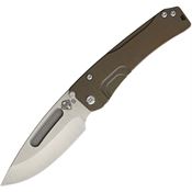 Medford 201STD36A1 Slim Midi Framelock S35VN Steel Knife with Bronze Anodized Titanium Handle