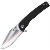 Ontario 8877 Carter Trinity Framelock AUS-8 Blade Knife with Black G10 Front and Stainless back Handle