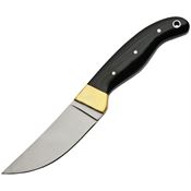 Pakistan 3398HN Fixed Blade Satin Finish Stainless Blade Knife with Buffalo Horn Handle
