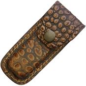 Sheaths 1190 Fits 3 to 3.5 Inch Alligator Pattern Belt Pouch with Leather Construction