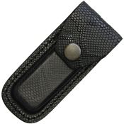 Sheaths 1204 Fits 3 to 3.5 Inch Snake Pattern Belt Pouch with Leather Construction