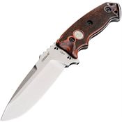 Sig 37175 EX-F01 Bead Blast Finish Fixed Drop Point Knife with Rosewood Handle