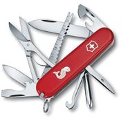 Swiss Army 1473372 MAP Fisherman Multi Features Knife with Red ABS Handle