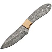 Blank DM2740 Damascus steel Drop Point Blade Knife with Damascus Steel Handle