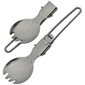 China Made 211427 Foldable Camping Spork with Stainless Construction