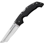 Cold Steel 29AT Larde Voyager Lockback Stainless Tanto Blade Knife with Black Griv-Ex Handle