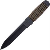 Cold Steel 80TFTC True Flight Thrower 1055HC Steel Blade Knife with OD Green Cord Wrapped Handle