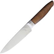 Ferrum RU0500 Reserve Dual Edge Utility Stainless Blade Knife with Reclaimed Hardwood Handle