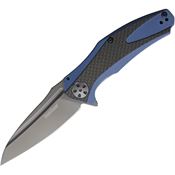 Kershaw 7007CF Natrix Carbon Fiber Stainless Blade Knife with Black G10 Handle