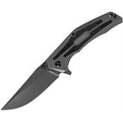 Kershaw 8300 Duojet Framelock Assisted Opening Stainless Blade with Black TiCN Stainless Handle