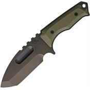 Medford 50SP10KO Emperor Fixed Tanto Blade Knife with OD Green G10 Handle