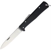 OTTER-Messer 10436 Mercator Lockback Drop Point Blade Knife with Black Handle