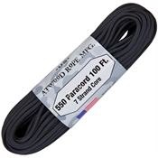 Atwood 1215H Parachute 100 ft Cord - Black