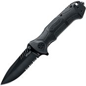 Walther 50786 BTK 2 Tac Linerlock Steel Blade Knife with Polymer Handle