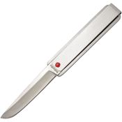 Baladeo CO400 Flip System Stainless Drop Point Blade Knife with Stainless Handle