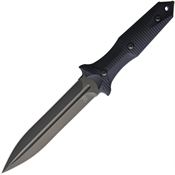 Bastinelli 214 Grozo Fixed Spear Point Blade Knife with Black G10 Handle