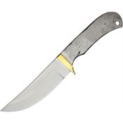 Blank 7705 Stainless Drop Point Blade Knife with Stainless Handle