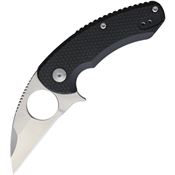 Brous M002 SSF Silent Soldier Flipper Wharncliffe Blade Knife with Black Plastic Handle