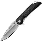 Camillus 19814 TRC Linerlock Drop Point Blade Knife with Carbon Fiber Handle