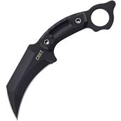 CRKT 2630 Du Hoc SK5 Carbon Steel Karambit Blade Knife with Black G10 Handle