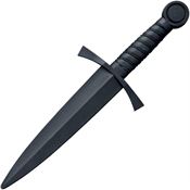 Cold Steel 92RDAG Medieval Training Dagger Black Santoprene blade Knife with Handle