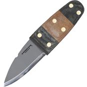 Condor 392326HC Primitive Bush Dagger Steel Blade Knife with Black and Brown Canvas Micarta Handle