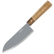 Condor 500065 Kondoru Santoku Steel Blade Knife with Hickory and Walnut Handle