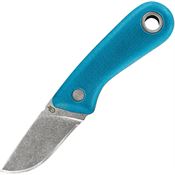 Gerber 1499 Vertebrae Fixed Blade Knife with Blue Rubber Handle