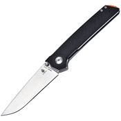 Kizer V4516A1 Domin Drop Point Blade Knife with Black G10 Handle