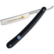 Rough Rider 1767 Masonic Stainless Blade Razor with Black Synthetic Handle
