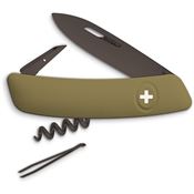 Swiza Pocket 131050 D01 B Swiss Pocket Multi-Tool Blade with OD Green Synthetic Handle