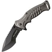 Tac Force 993GY Linerlock Assisted Opening Stainless Blade Knife with Gray Anodized Aluminum Handle