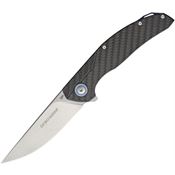 Viper 5968FC Orso Linerlock Bohler Stone Washed Blade Knife with Carbon Fiber Handle