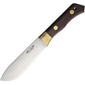 Svord Peasant US Utility Skinner Satin Finish Blade Knife with Brown Wood Handle