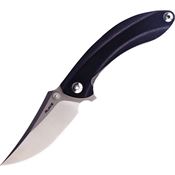 Ruike P155B P155 Linerlock Bead Blast Finish Clip Point Blade Knife with Black G-10 Handle