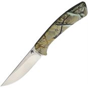 Browning 0234 Linerlock Satin Finish Stainless Blade Knife with Camo Nylon Handle