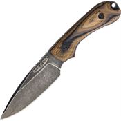 Bradford 3FE115N Guardian 3 Nimbus Finish Drop Point Blade Knife with Camo G-Wood Handle