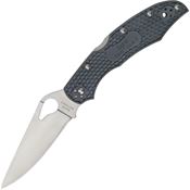 Byrd 03PGY2 Cara Cara 2 Lockback Satin Finish Stainless Blade Knife with Gray Texture FRN Handle