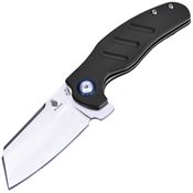 Kizer V3488A1 Mini C01C Linerlock Satin Finish VG-10 Stainless Wharncliffe Blade Knife with Black G-10 Handle
