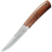 Kizlyar 0008 Malamut Fixed Stonewash Finish Niolox Tool Steel Blade Knife with Walnut Handle