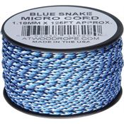 Atwood 1263 Blue Snake Micro Cord with Nylon Construction - 125Ft
